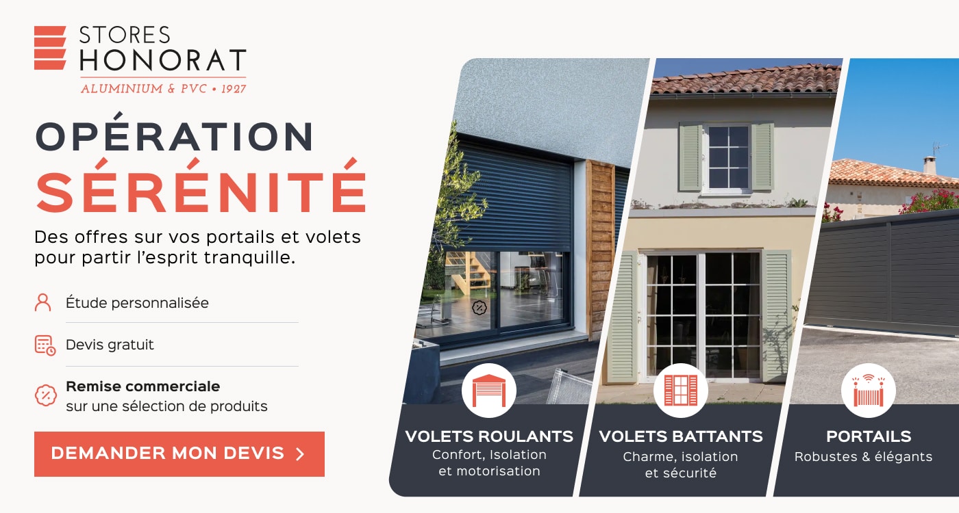 Opération sérénité - Stores Honorat