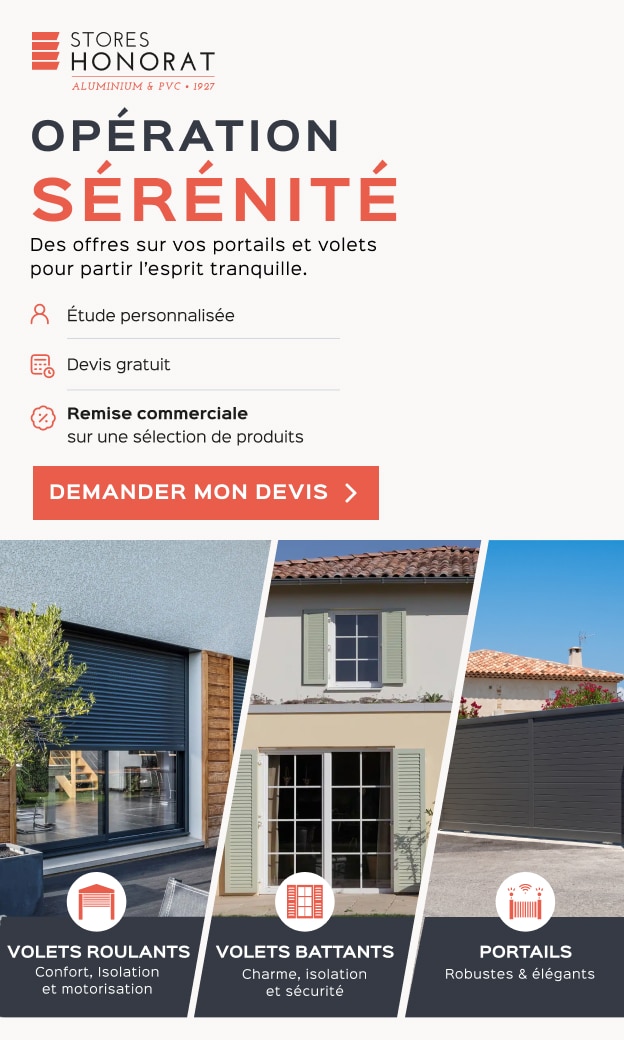 Opération sérénité - Stores Honorat